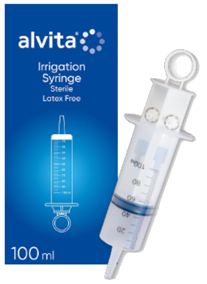 Alvita Irrigation Syringe 100ml 